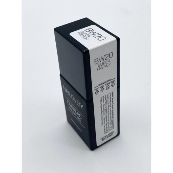 OVERLAC GELLACK SOAK OFF BW20 SUPER FRENCH 15 ML 3
