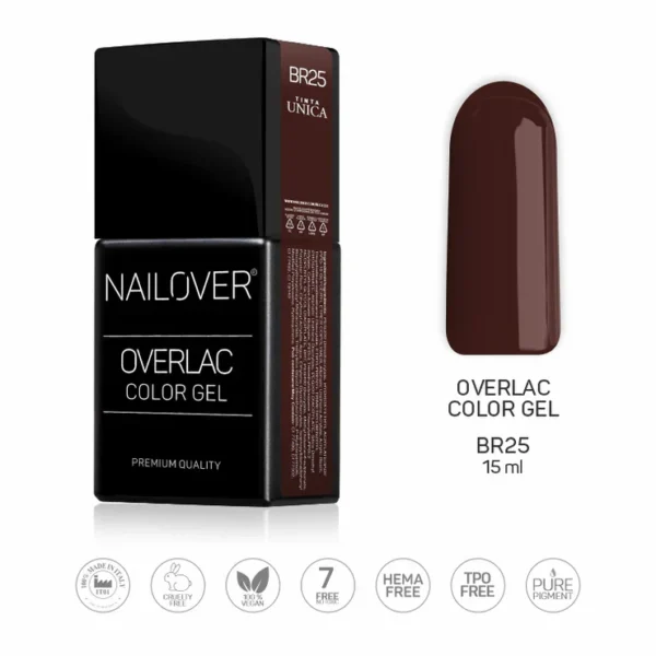 BR25 DARK CHOCOLATE MIT RED SEDUCTION GELLACK15 ML 2