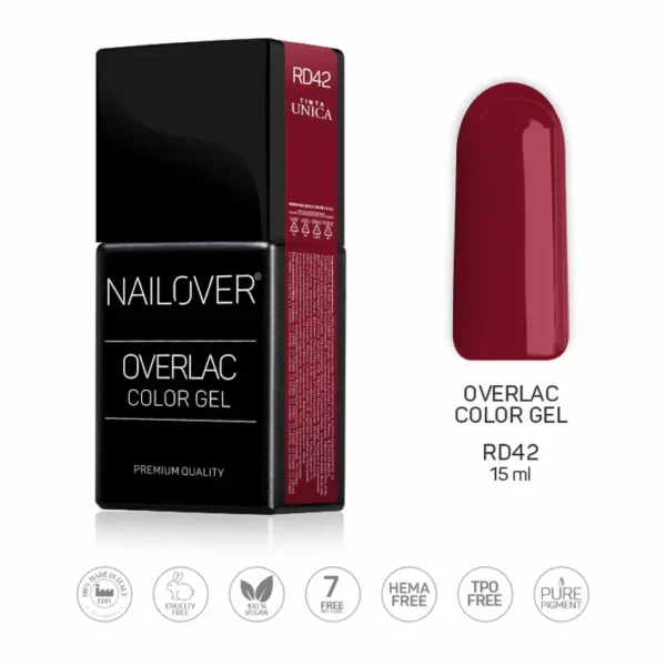 RD42 BORDEAUX HAUTE COUTURE GELLACK15ML 3