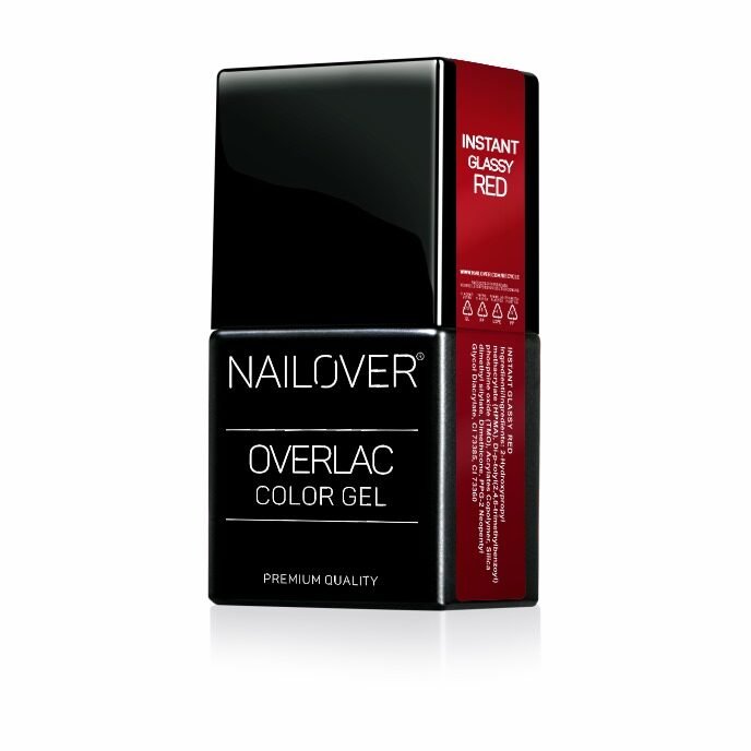 GLASSY RED GELLACK 8 ml 3 GLASSY RED GELLACK 8 ml 3