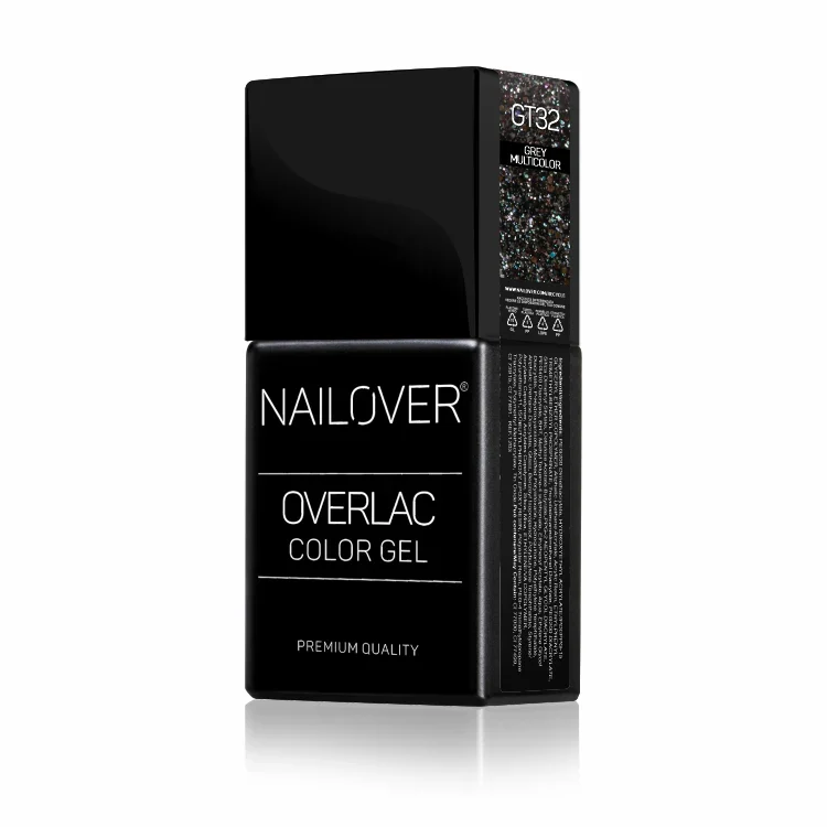 GT32 GELLACK OVERLAC STILVOLLES SCHWARZ MIT SILBERNEN REFLEX 3 GT32 GELLACK OVERLAC STILVOLLES SCHWARZ MIT SILBERNEN REFLEX 3