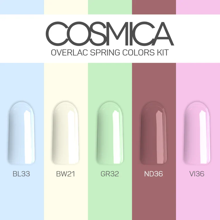 Cosmica Gellack Spring 2026 – Gel Lack Set (mit Double Pigment) für Nageldesign & Nagelstudio 2 Cosmica Gellack Spring 2026 – Gel Lack Set (mit Double Pigment) für Nageldesign & Nagelstudio 2